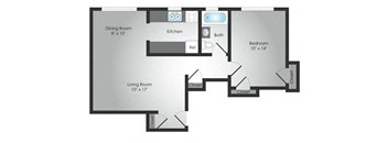 1 bed 1 bath H at Hamilton Manor Apartments, Maryland, 20782